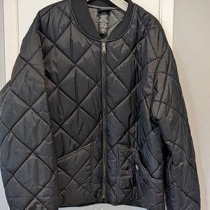 Dickies Men's Quilted Jacket Black - 2XL